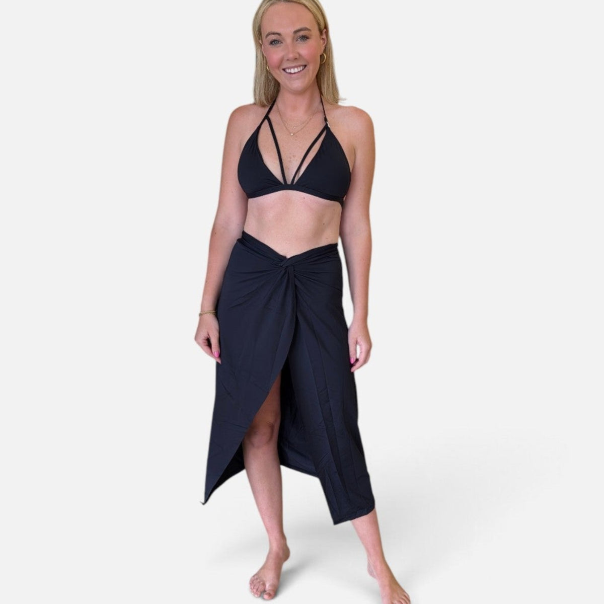 Black Crow Slip on Skirt