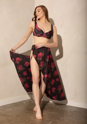 Rose Bikini Top