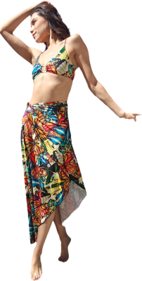Butterfly Wrap Skirt