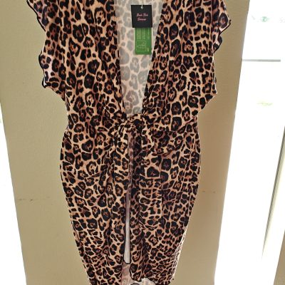 Animal Wrap Dress