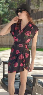 Rose Wrap Dress